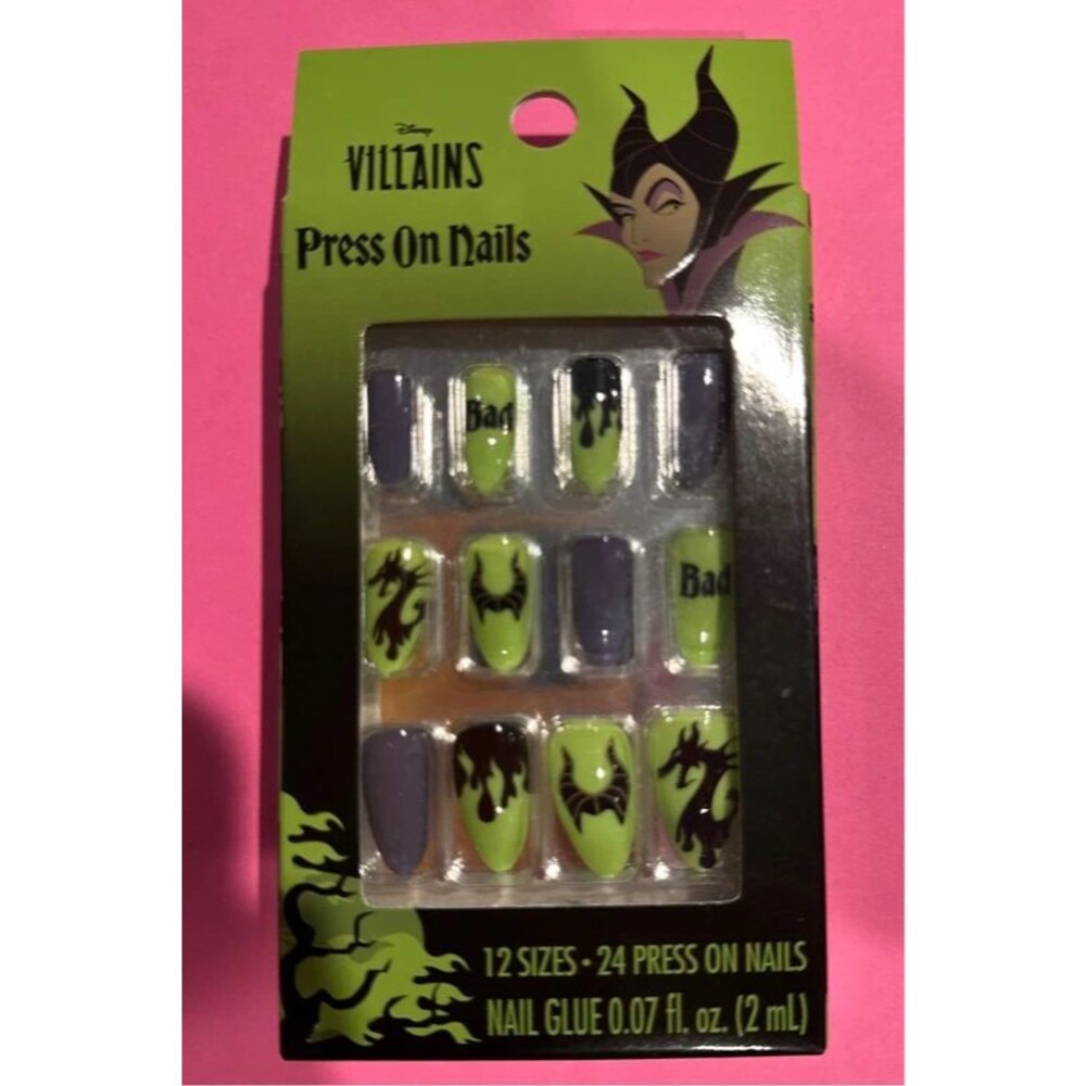 Disney Villains 24 Press on Nails Maleficent New